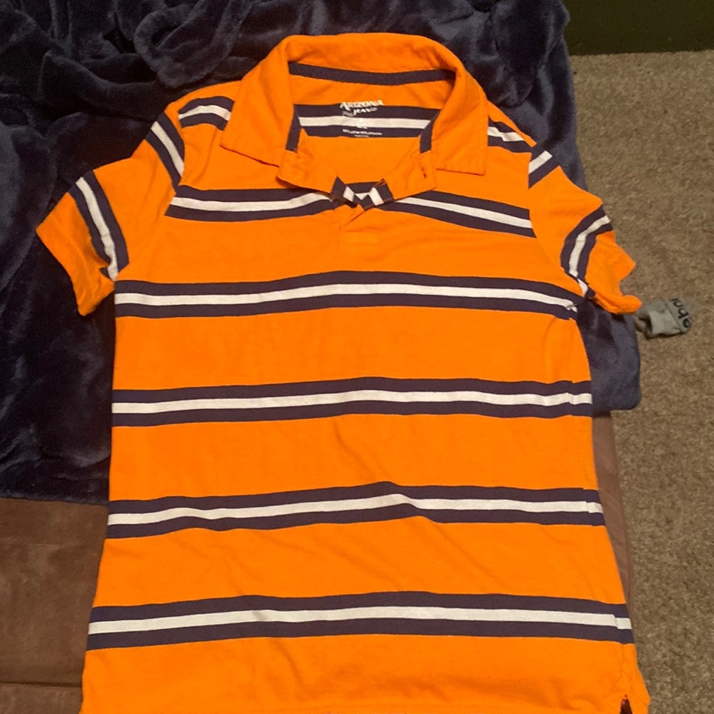 Boys collar knit t-shirt